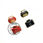 Pins de metal com etiqueta resinada - Pins de metal com etiqueta resinada. Pins personalizados. Pin promocional. Broche para divulgao da marca.