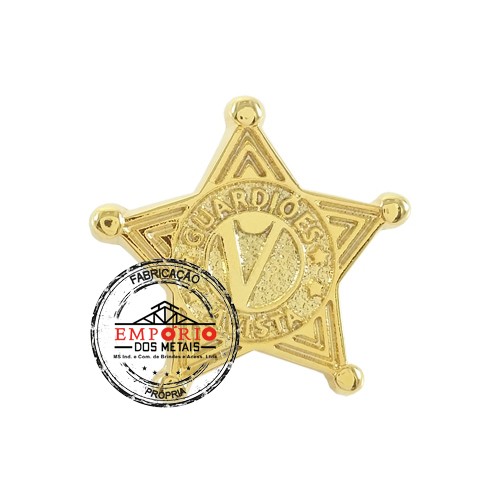 Pin Estrela dourada