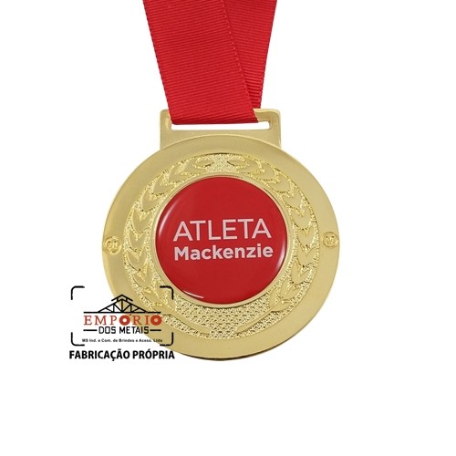 Medalha personalizada com adesivo