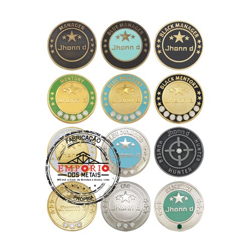 Pins de reconhecimento