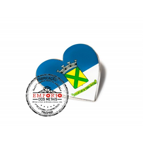 Pin Corao Adesivado