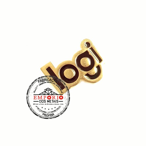 Pin com logo personalizado