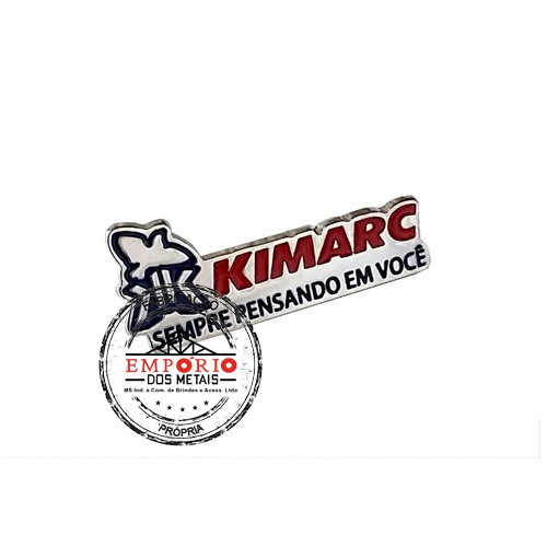 Pin com Logo em Relevo