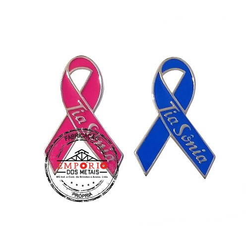 Pin Outubro Rosa e Novembro Azul