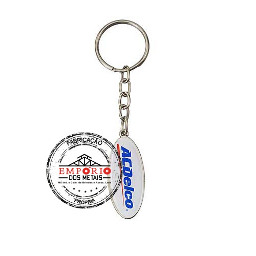 Chaveiro Adesivado Resinado