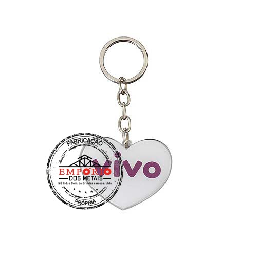 Chaveiro Adesivado Resinado