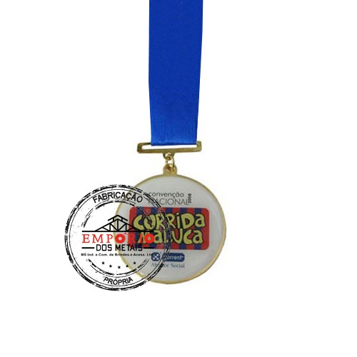 Medalha Adesivada/Resinada