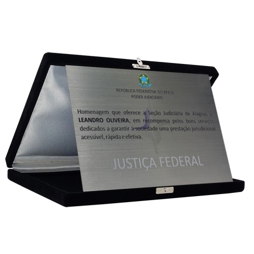 Placa de Metal Personalizada