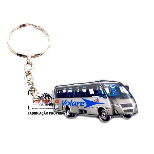 Chaveiro em Adesivo e Resina