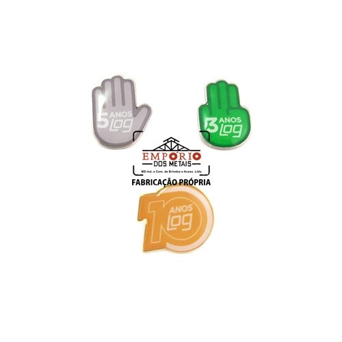 Pins para Evento Tempo de Casa