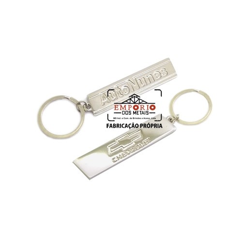 Chaveiro Logo em Releve