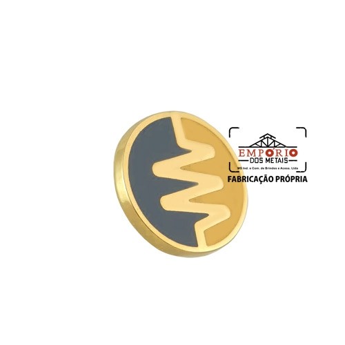 Pin Dourado em Relevo