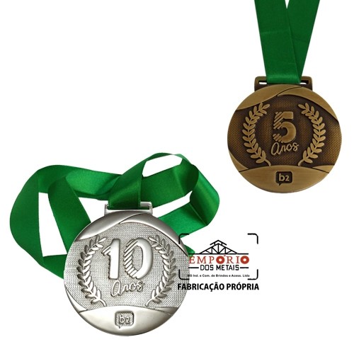 Medalhas Tempo de Casa