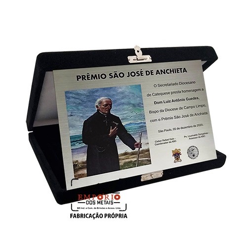 Placa para Homenagear