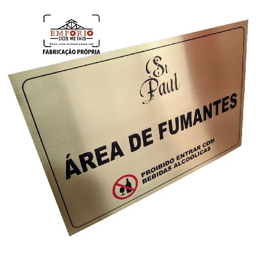 PLACA PARA PAREDE