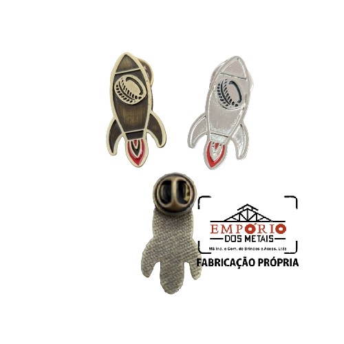 PINS FORMATO FOGUETE