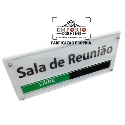 PLACA PARA PORTA LIVRE/OCUPADO