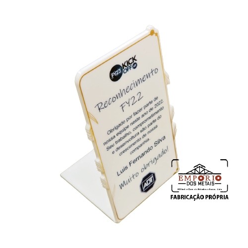 DISPLAY DE MESA EM ACRLICO