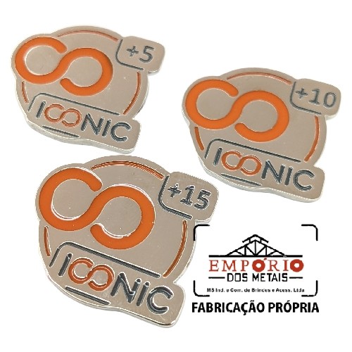 PIN LOGO EM RELEVO