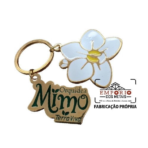 CHAVEIROS COM LOGO PERSONALIZADO