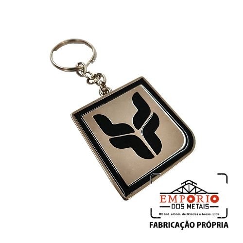 CHAVEIRO NO METAL EM RELEVO