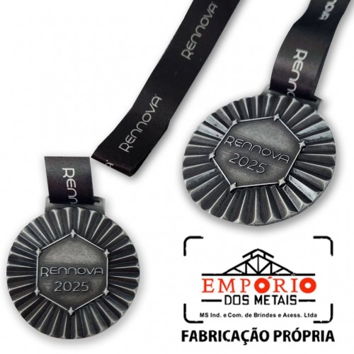 MEDALHA PRATA VELHA