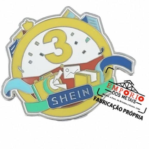 PIN LOGOMARCA EM RELEVO