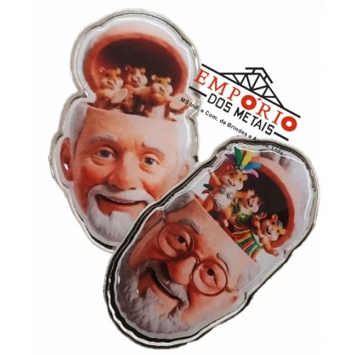 PIN ADESIVADO E RESINADO