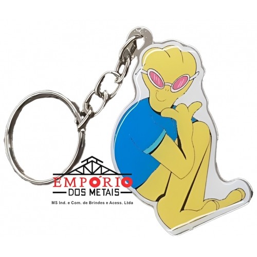 CHAVEIRO PERSONALIZADO COM ADESIVO