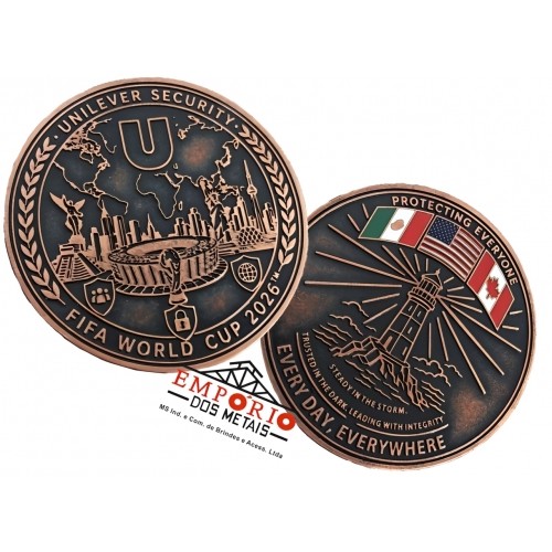 MEDALHA EM RELEVO
