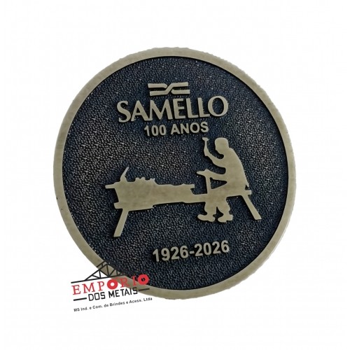 MEDALHA EM RELEVO