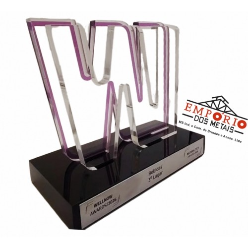 TROF�U EM ACR�LICO PERSONALIZADO