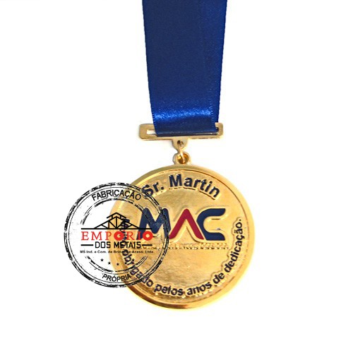 Medalha em relevo