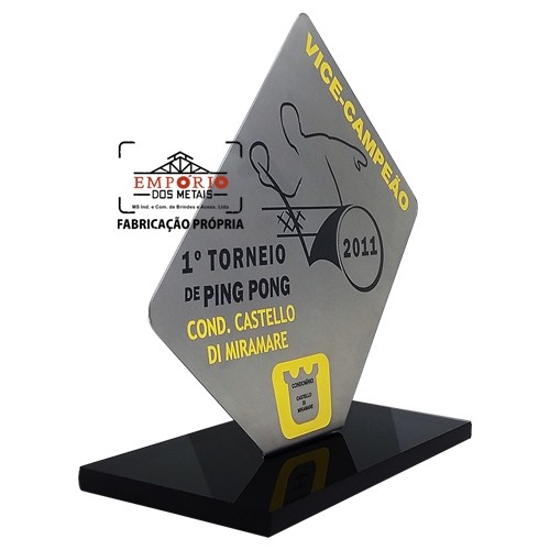 Trofu para Torneio de Ping Pong