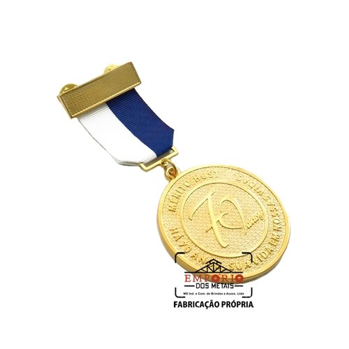 Medalha em relevo