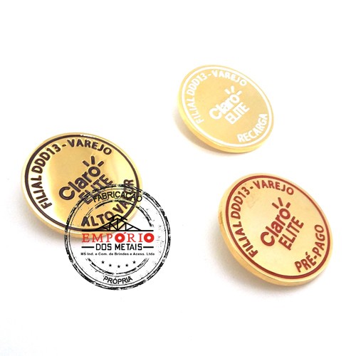 Pins promocionais