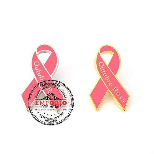 Pin Campanha do Lao Rosa