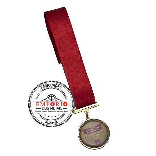 Medalha Adesivada/Resinada