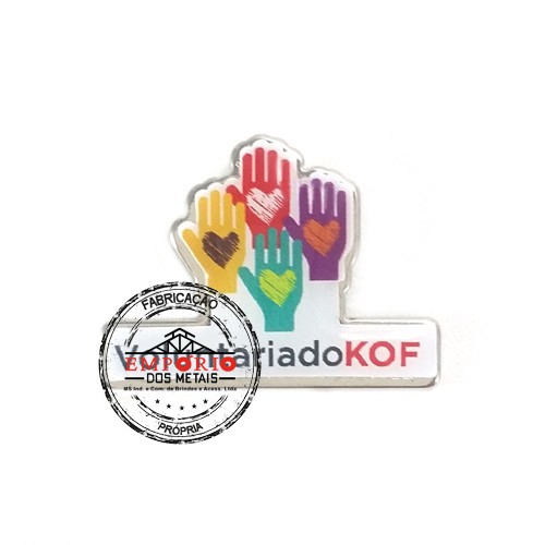 Pin campanha voluntriado