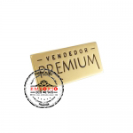 Pin Vendedor Premium - Pin Reconhecimento de Vendas. Pin promocional. Pin em metal no relevo. Pin dourado com cor esmaltada. Pins para promover vendas. Pins personalizados.