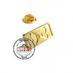 Broche Dourado Promocional - Broche dourado promocional. Pin em metal no relevo. Pins para campanhas. Pin com borboleta metlica.