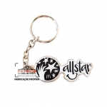 Chaveiros Personalizados com Adesivo - Chaveiros personalizados com adesivo. Chaveiro em metal com aplicao de etiqueta resinada. Chaveiro promocional. Chaveiro para brindes. Fbrica de chaveiros.
