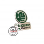 Pin Campanha vencedor - Pin em metal com formato recortado, banho niquelado, cor esmaltada, com pino e borboleta metlica. Pin personalizados com logo para campanha de premiao. Pin de reconhecimento. Broche personalizado para campanhas. Marketing multinvel.