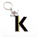 Chaveiro Letra do Alfabeto - Chaveiro em metal modelo letra do alfabeto com aplicao de adesivo resinado, montado com corrente e argola tipo italiana. Fbrica de chaveiros personalizados e sob encomenda. Chaveiros promocional para brindes.