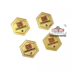 Pin Campanha de Reconhecimento - Pins em metal com logo em baixo relevo, banho dourado, cor esmaltada e pedras de strass. Fbrica de pins para evento promocional e campanha multinvel. Marketing multinvel. Pins de lapela.