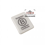Pin Empresa Certificada - Pin de metal com arte gravada em adesivo resinado. Pin de reconhecimento. Broche de certificao e personalizado para evento promocional. Pin multinvel. Marketing multinvel.