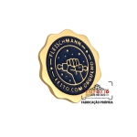 Pin para Campanhas - Pin em metal no relevo com banho dourado e cor esmaltada. Fbrica de pins de reconhecimento para campanhas promocionais. Pin multinvel. Marketing multinvel. Broche personalizados.