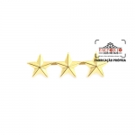 Pin Estrela Dourada - Pin em metal no relevo formato de estrelas com banho dourado. Fbrica de pins personalizados para evento promocional e campanha de reconhecimento. Pins multinvel. Marketing multinvel. Broche de reconhecimento.