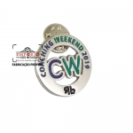 Pin de Reconhecimento - Pin em metal com logo em baixo relevo, banho nquel e cor esmaltada. Fbrica de pins multinvel e marketing multinvel. Pins para campanhas promocionais. Broche para marketing.