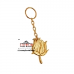 Chaveiro Modelo Algodo - Chaveiro em metal no relevo com banho dourado. Fbrica de chaveiros personalizados e sob encomenda. Chaveiro modelo algodo para evento promocional e brinde.